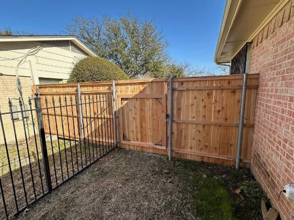 Fencing service by The Roofing Couple
