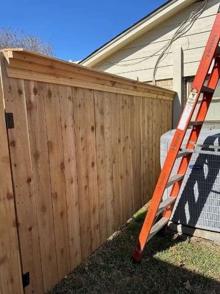 Professional fence installation with quality materials
