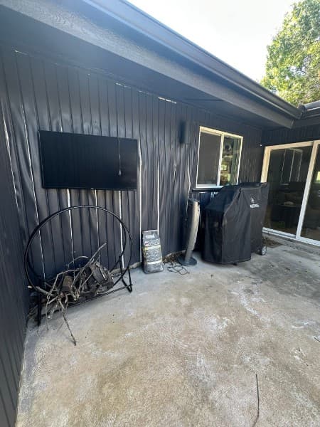 Siding service by The Roofing Couple